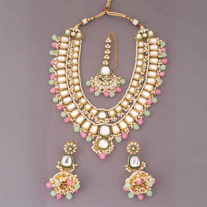 Multicolor Archisha Kundan Jewellery Set