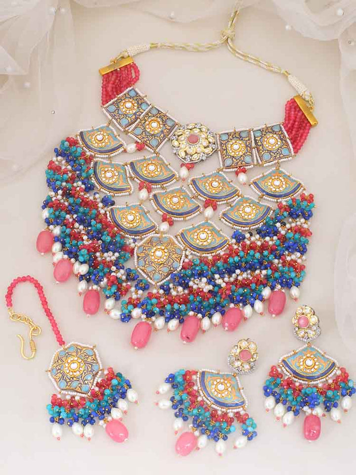 Multicolor Archith Jewellery Set