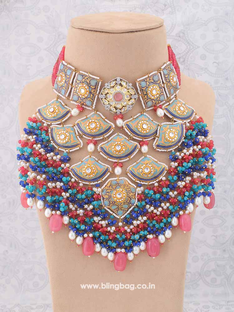Multicolor Archith Jewellery Set