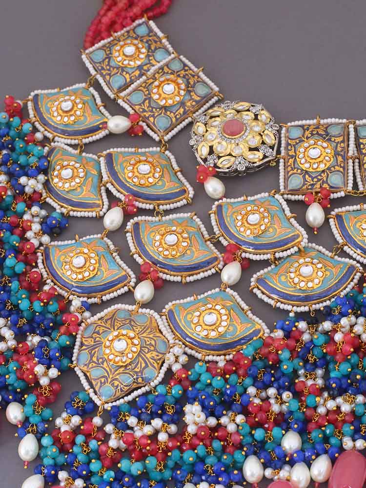Multicolor Archith Jewellery Set