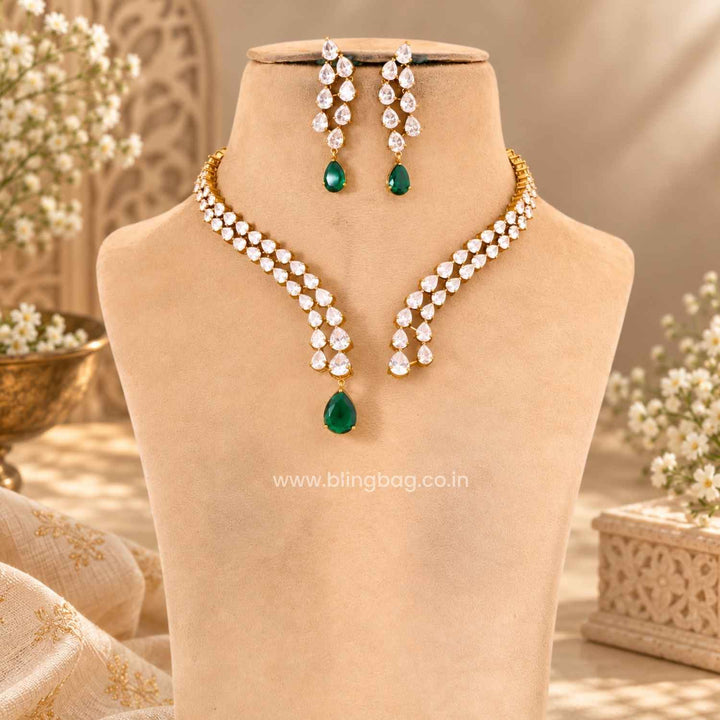 Multicolor Ariaie Victorian Jewellery Set - New Arrival