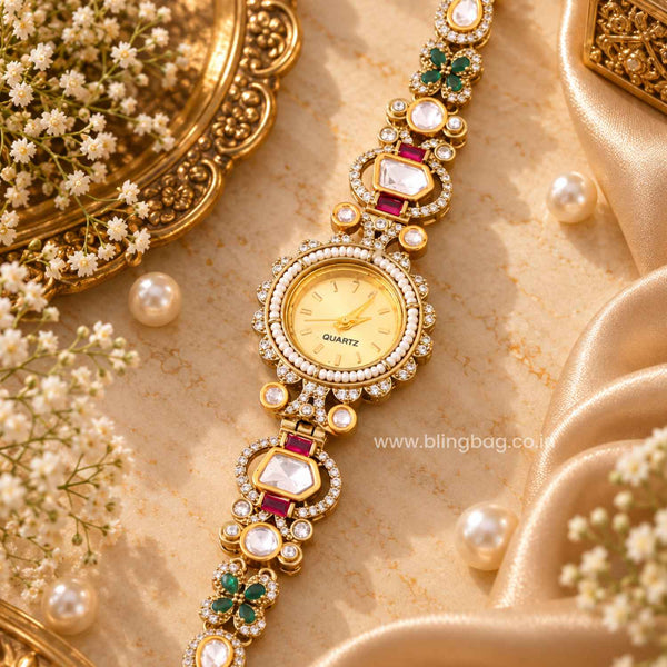 Blingbag Multicolor Ashvika Heritage Watch