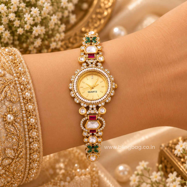 Blingbag Multicolor Ashvika Heritage Watch