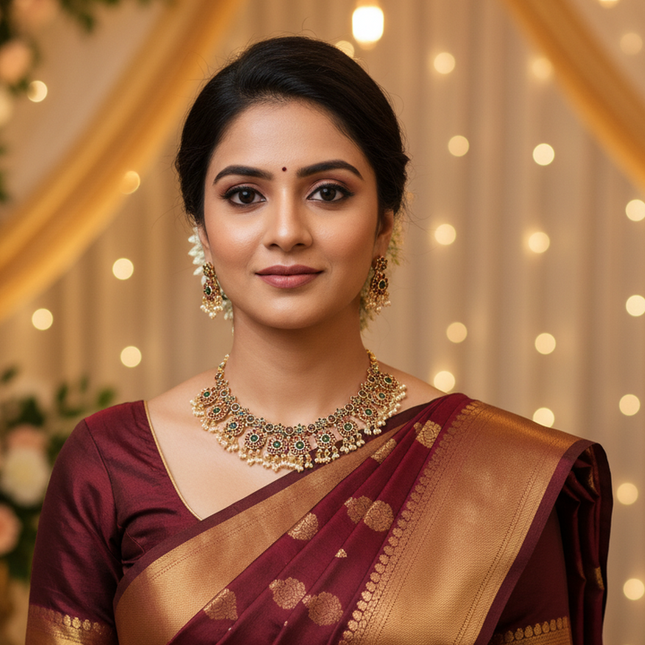 Multicolor Askini Antique Jewellery Set -New Arrival