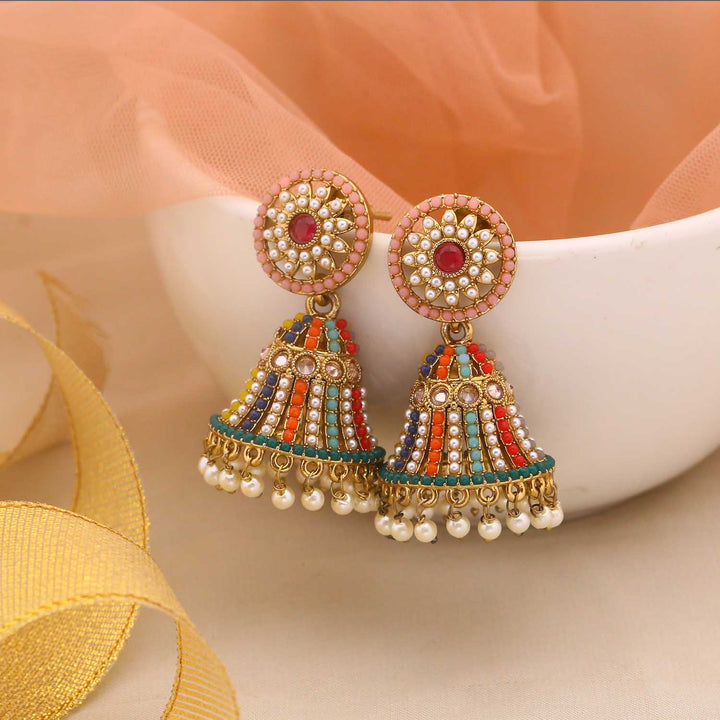 Multicolor Asma Jhumkis