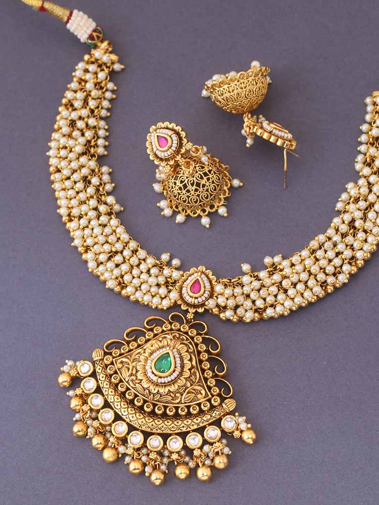 Multicolor Athulya Rajwadi Set