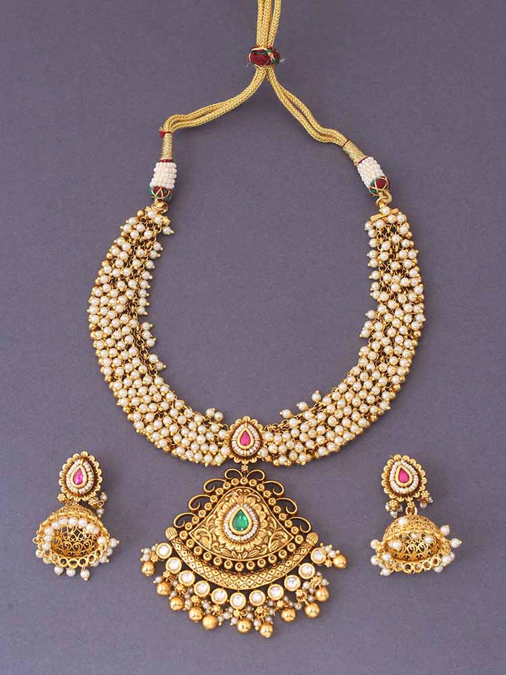 Multicolor Athulya Rajwadi Set