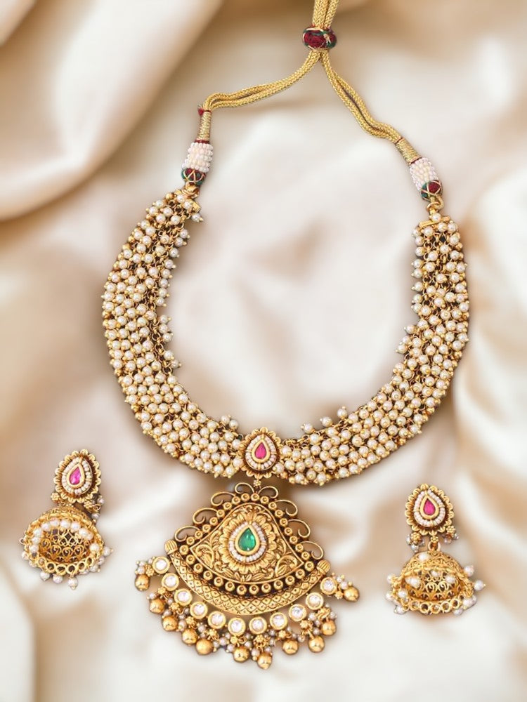 Multicolor Athulya Rajwadi Set