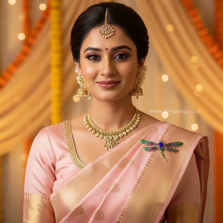 Multicolor Aurora DragonflyBrooch