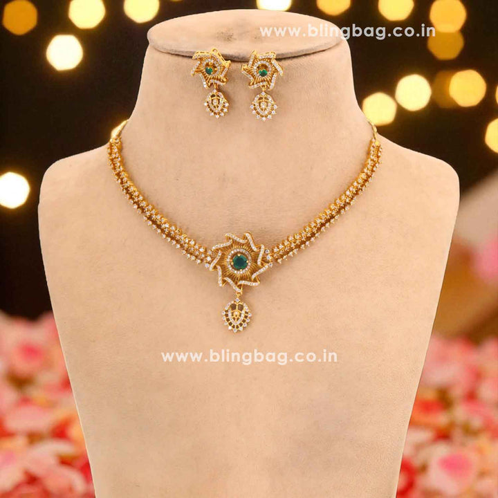 Multicolor Auroria Antique Jewellery Set - New Arrival