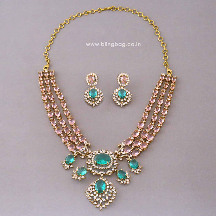Multicolor Avaa Victorian Jewellery Set - New Arrival