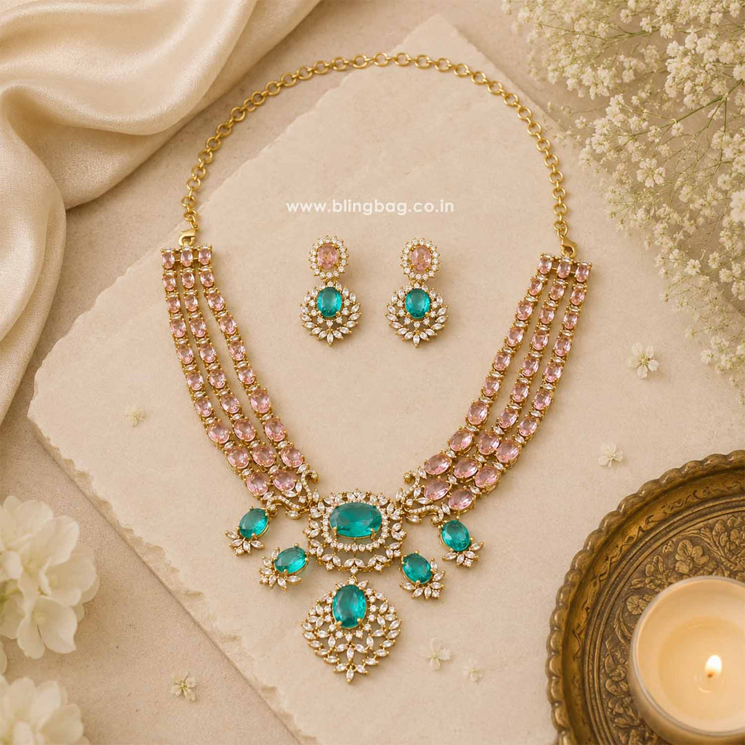 Multicolor Avaa Victorian Jewellery Set - New Arrival