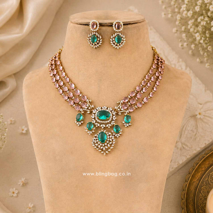 Multicolor Avaa Victorian Jewellery Set - New Arrival
