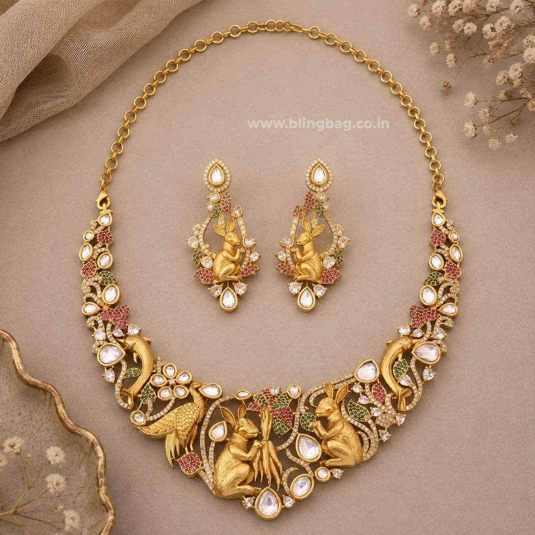 Multicolor Avaine Victorian Jewellery Set - New Arrival