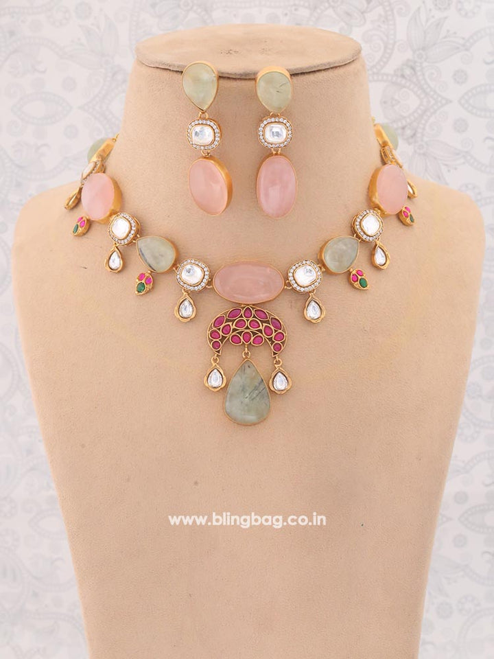 Multicolor Avina Jewellery Set