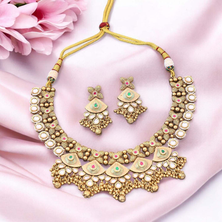 Multicolor Avirya Antique Rajwadi Set