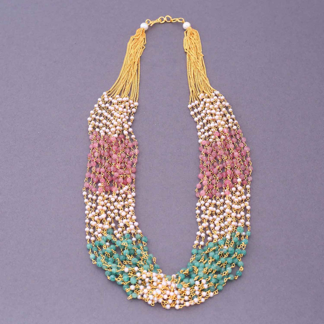Multicolor Ayaanshi Antique Necklace -New Arrival