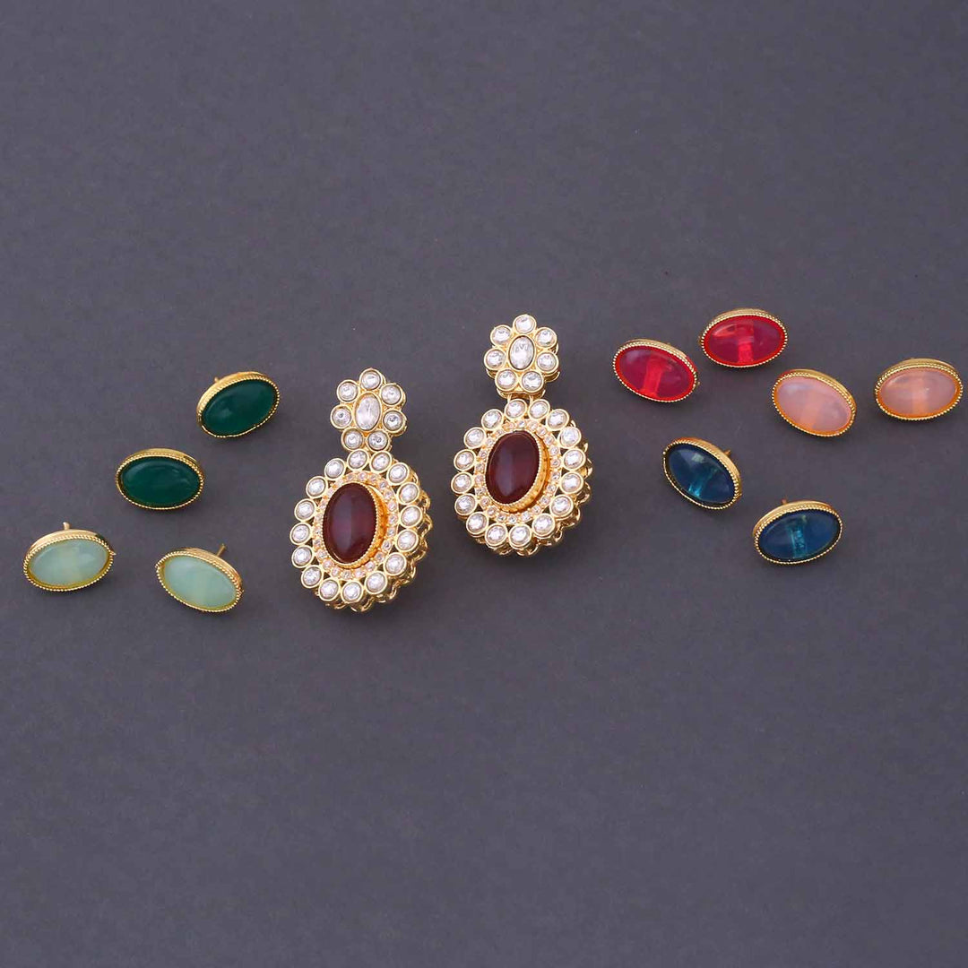 Multicolor Bairavi Color Changeable Danglers