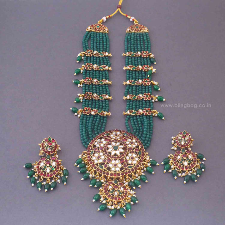 Multicolor Bandita  Antique Jewellery Set - New Arrival