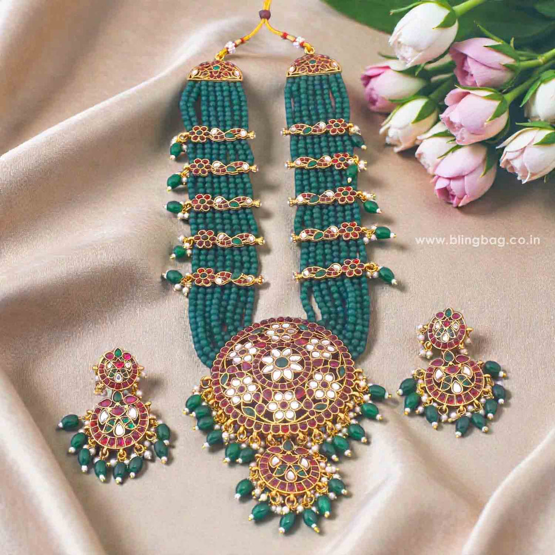Multicolor Bandita  Antique Jewellery Set - New Arrival
