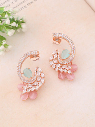 Rhinestone Hoops Earrings LV ( More Colors) – Bling Fashion