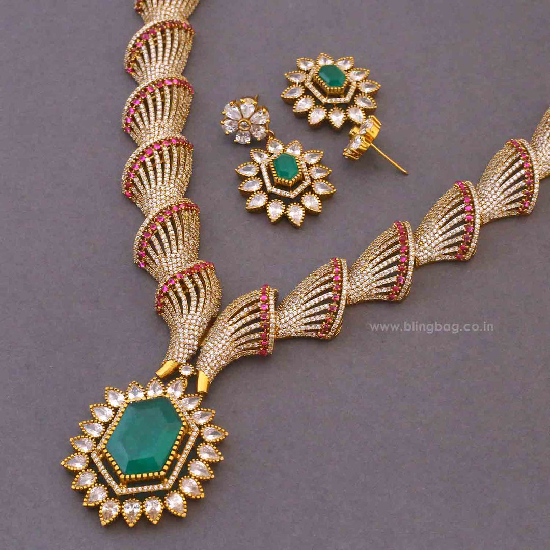 Multicolor Beara Victorian Jewellery Set