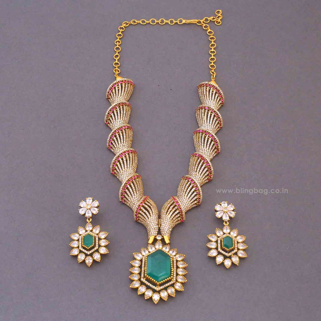 Multicolor Beara Victorian Jewellery Set
