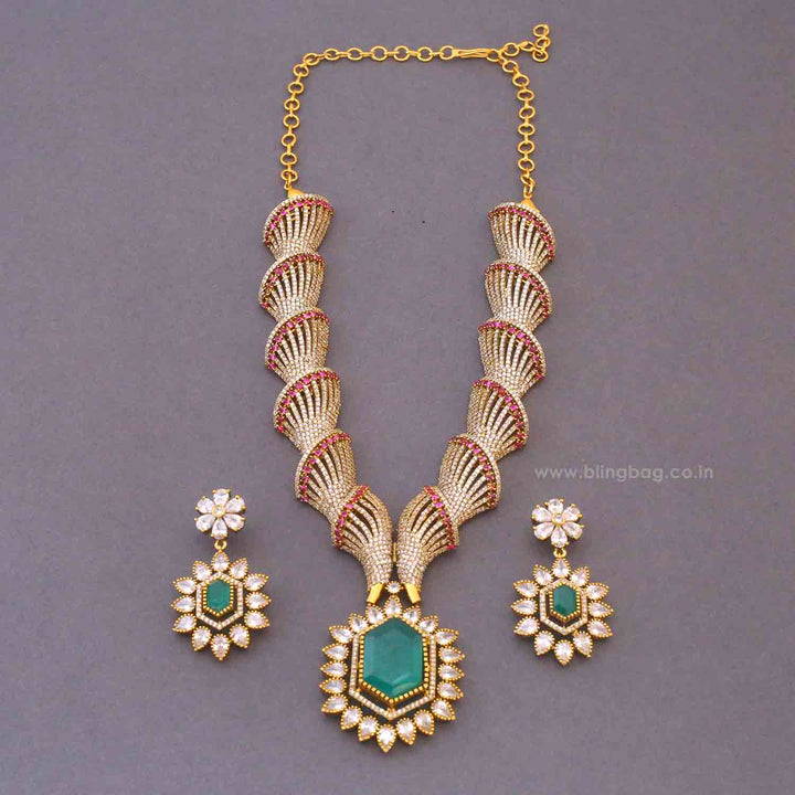 Multicolor Beara Victorian Jewellery Set
