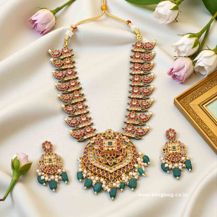 Multicolor Beena Victorian Jewellery Set - New Arrival