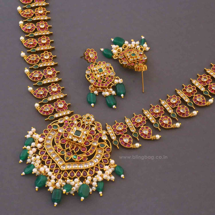 Multicolor Beena Victorian Jewellery Set - New Arrival