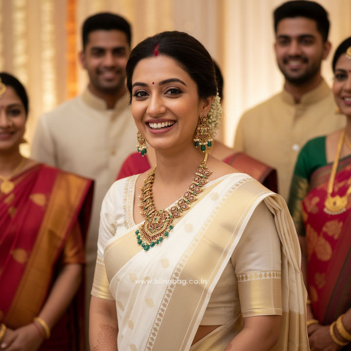 Multicolor Beena Victorian Jewellery Set - New Arrival