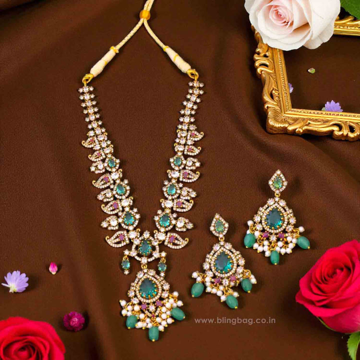 Multicolor Belle Victorian Jewellery Set - New Arrival