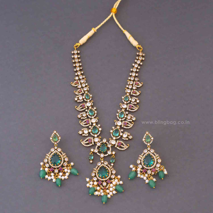 Multicolor Belle Victorian Jewellery Set - New Arrival