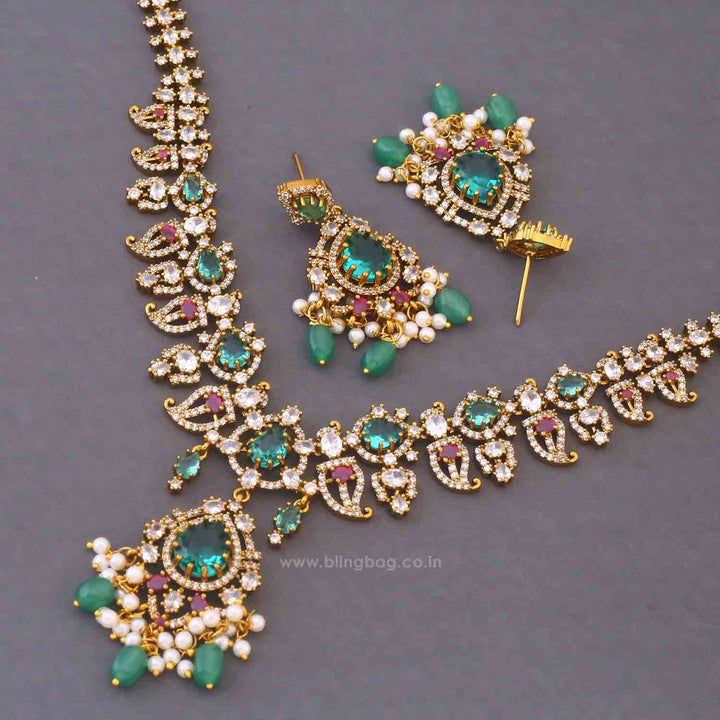 Multicolor Belle Victorian Jewellery Set - New Arrival