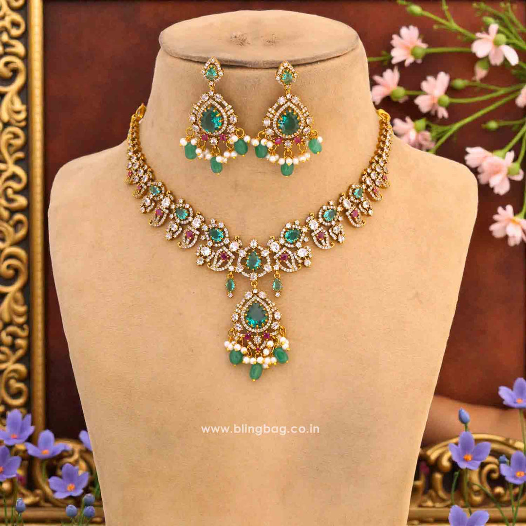 Multicolor Belle Victorian Jewellery Set - New Arrival