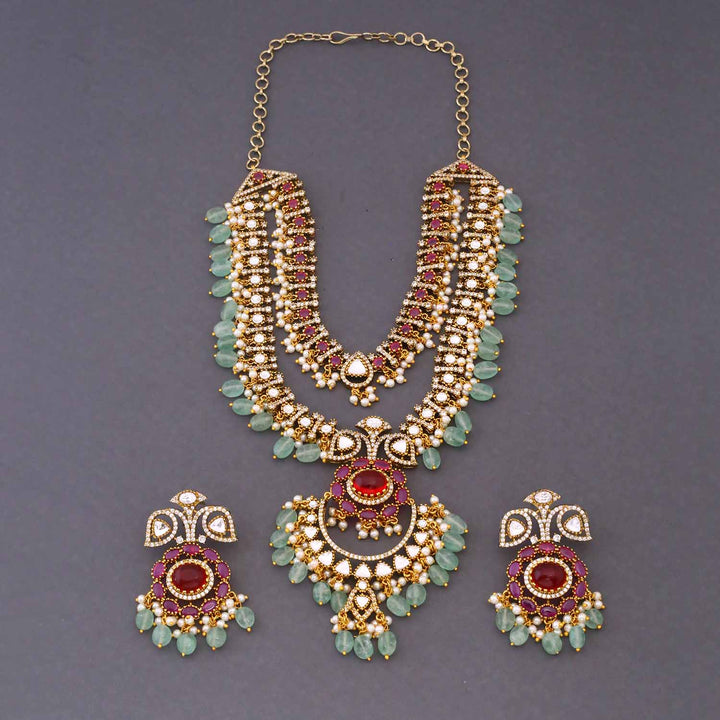 Multicolor Bellora Victorian Jewellery Set - New Arrival