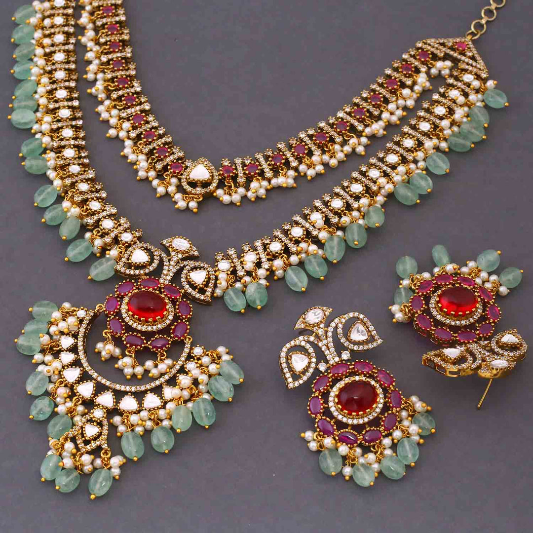 Multicolor Bellora Victorian Jewellery Set - New Arrival