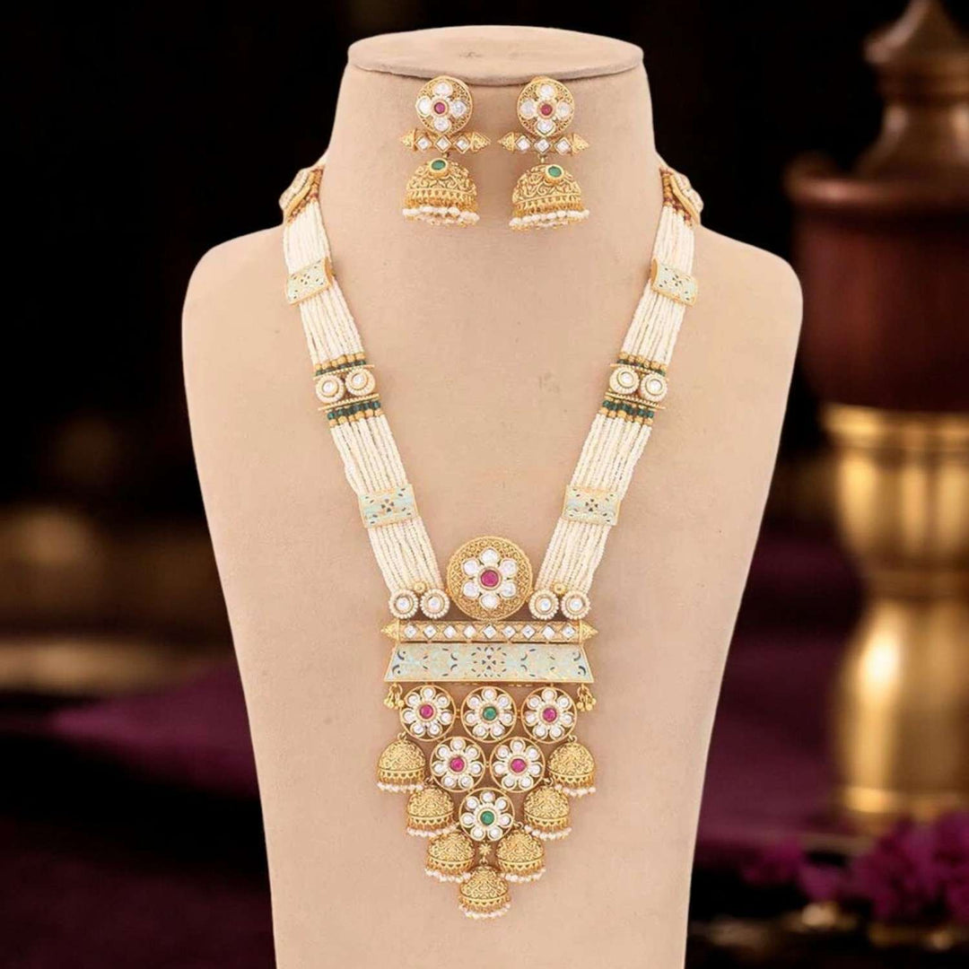 Multicolor Bhagvati Rajwadi Set