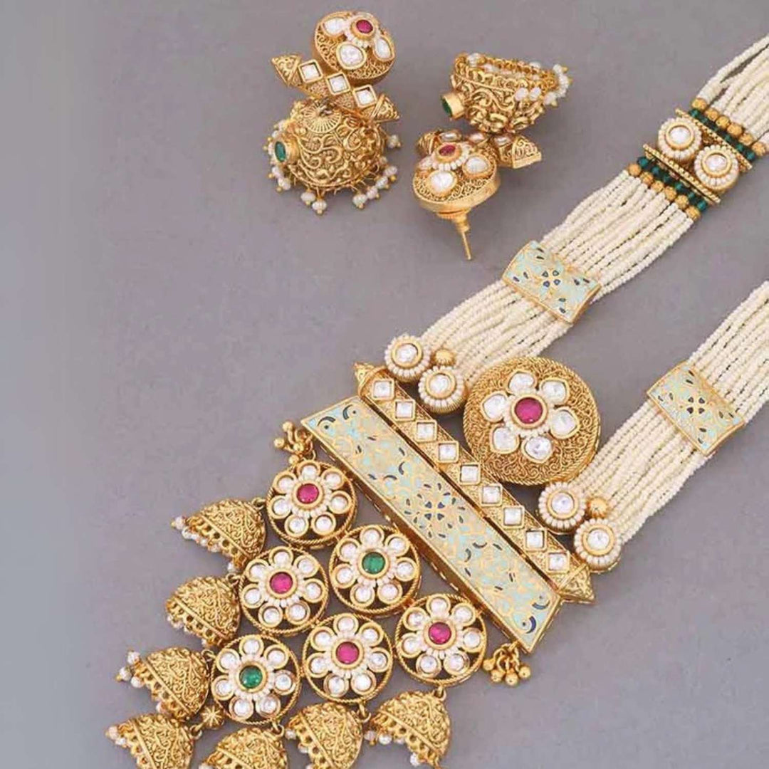 Multicolor Bhagvati Rajwadi Set