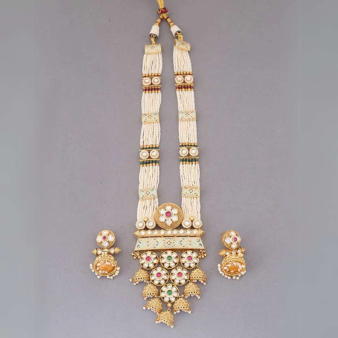 Multicolor Bhagvati Rajwadi Set