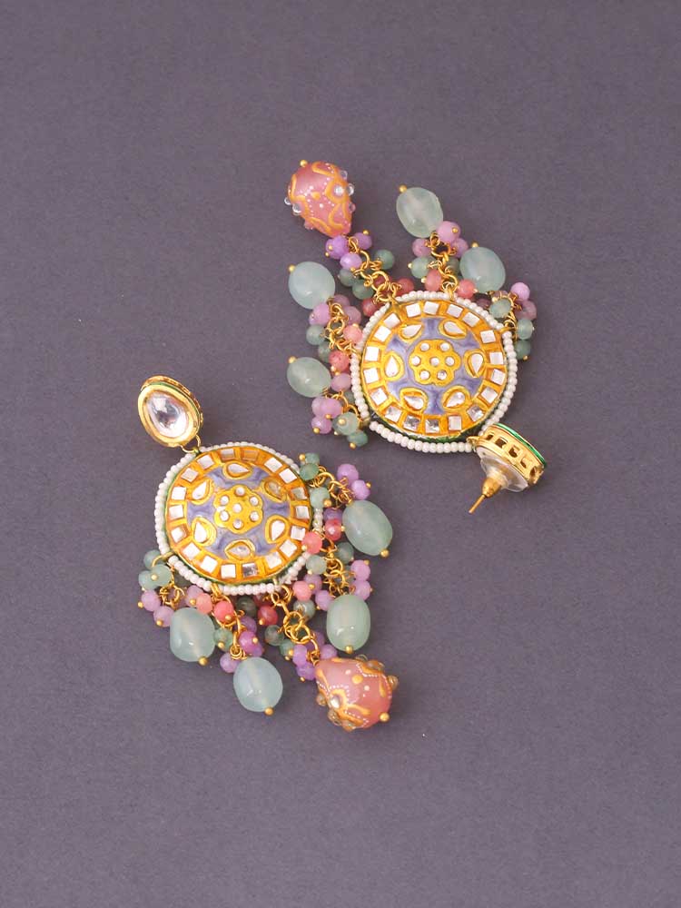 Multicolor Bhaumi Ethnic Danglers