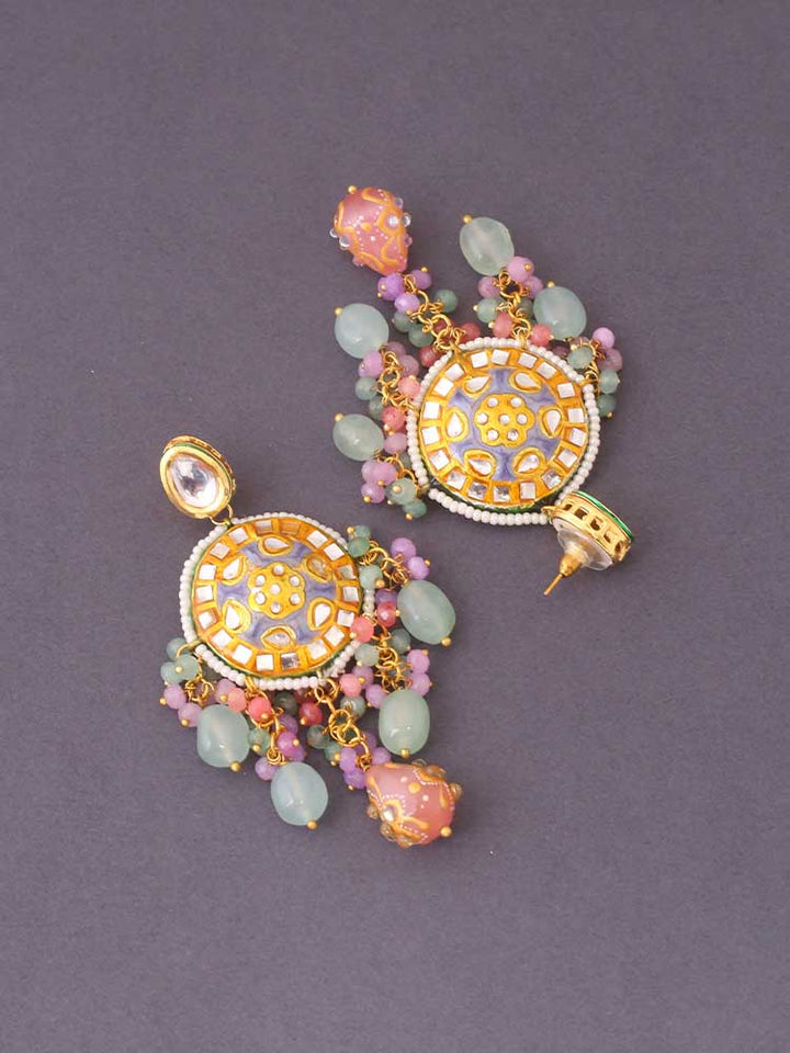 Multicolor Bhaumi Ethnic Danglers