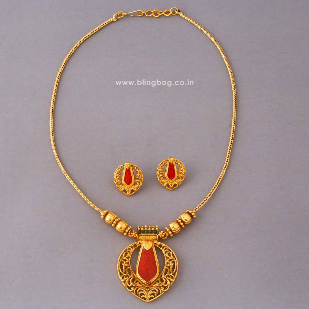 Multicolor Bhavanii Antique Jewellery Set- New Arrival