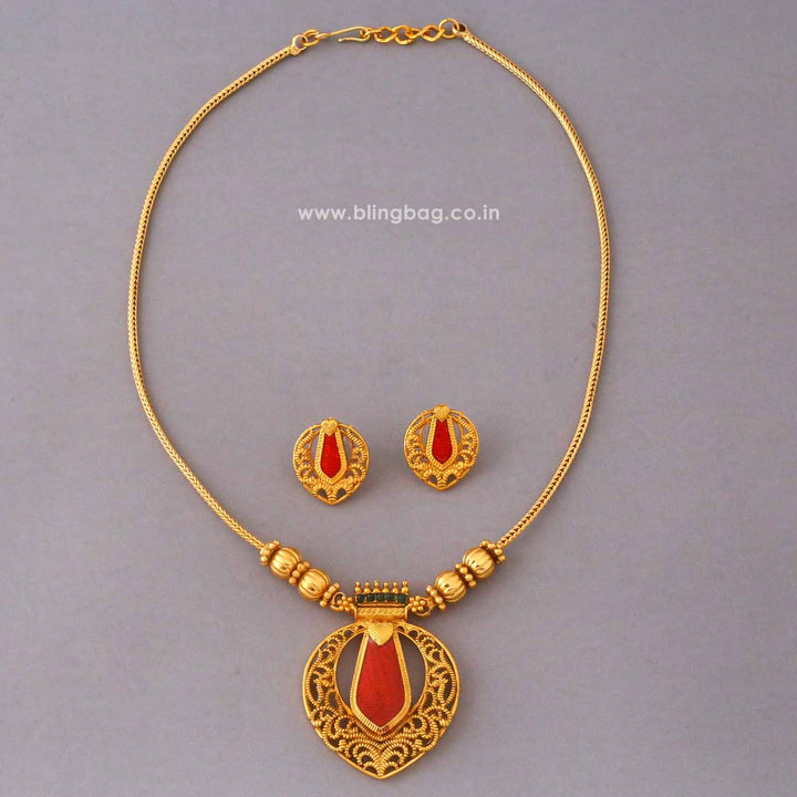 Multicolor Bhavanii Antique Jewellery Set- New Arrival