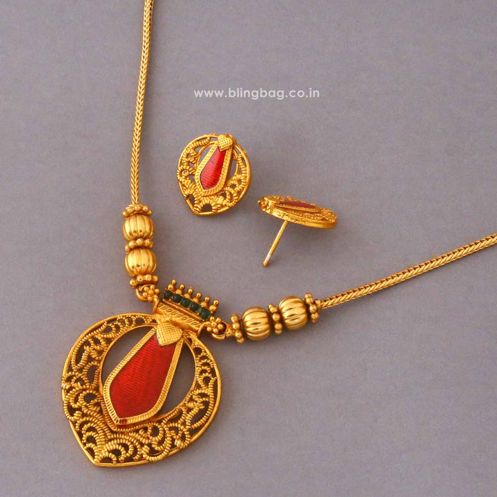 Multicolor Bhavanii Antique Jewellery Set- New Arrival