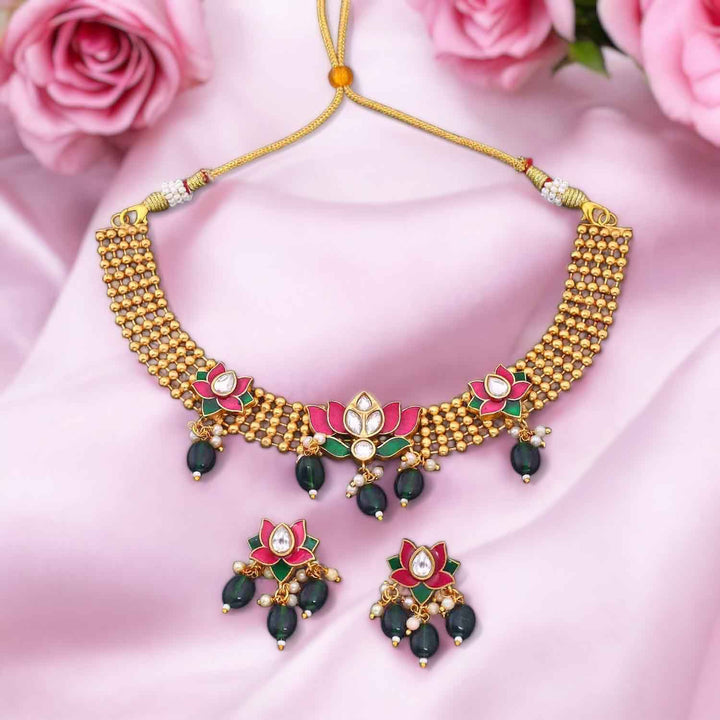 Multicolor Bhoopat Antique Jewellery Set - New Arrival