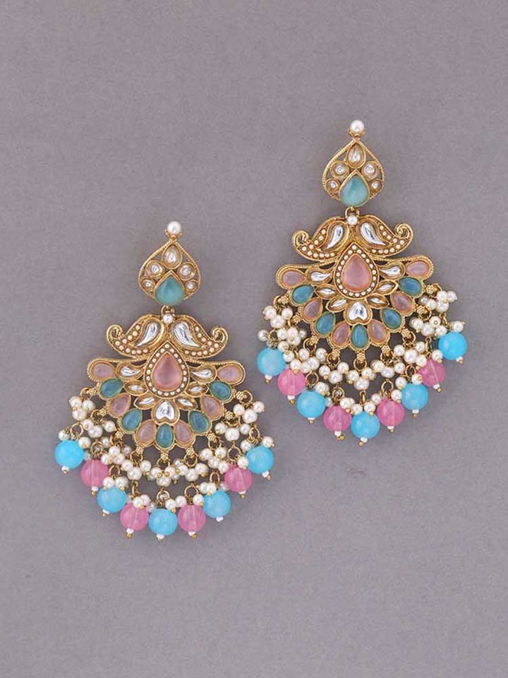 Multicolor Bhumika Ethnic Danglers