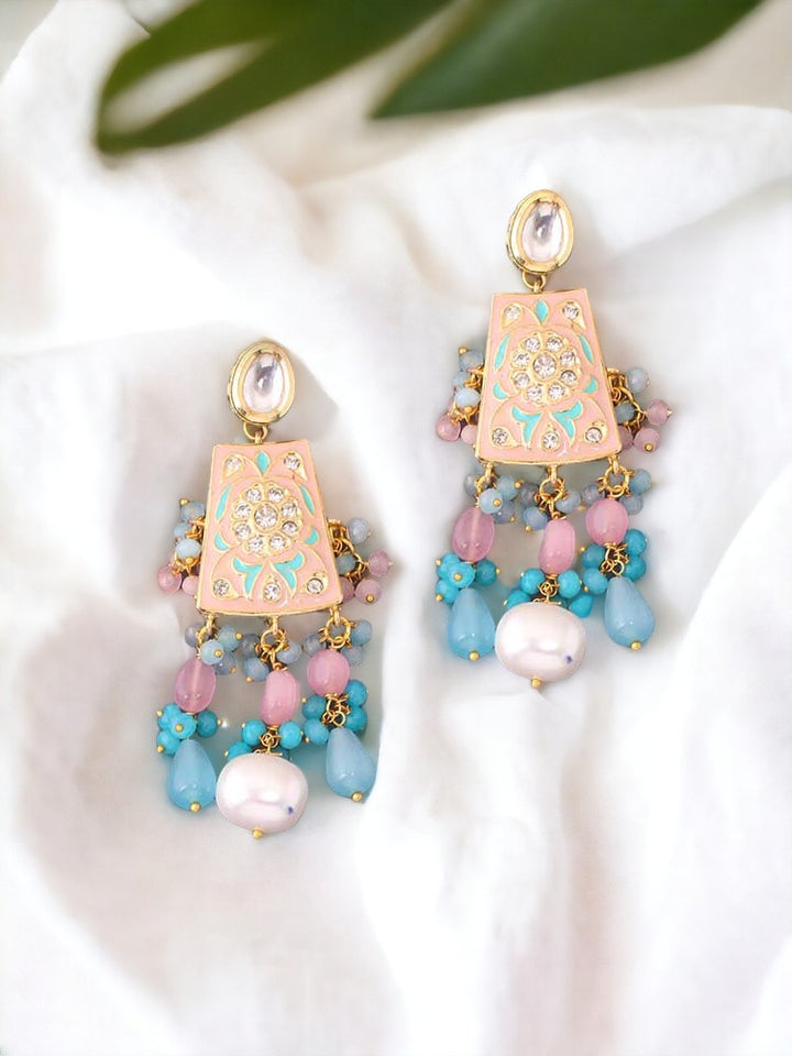 Multicolor Bhuvana Ethnic Danglers - EOSS
