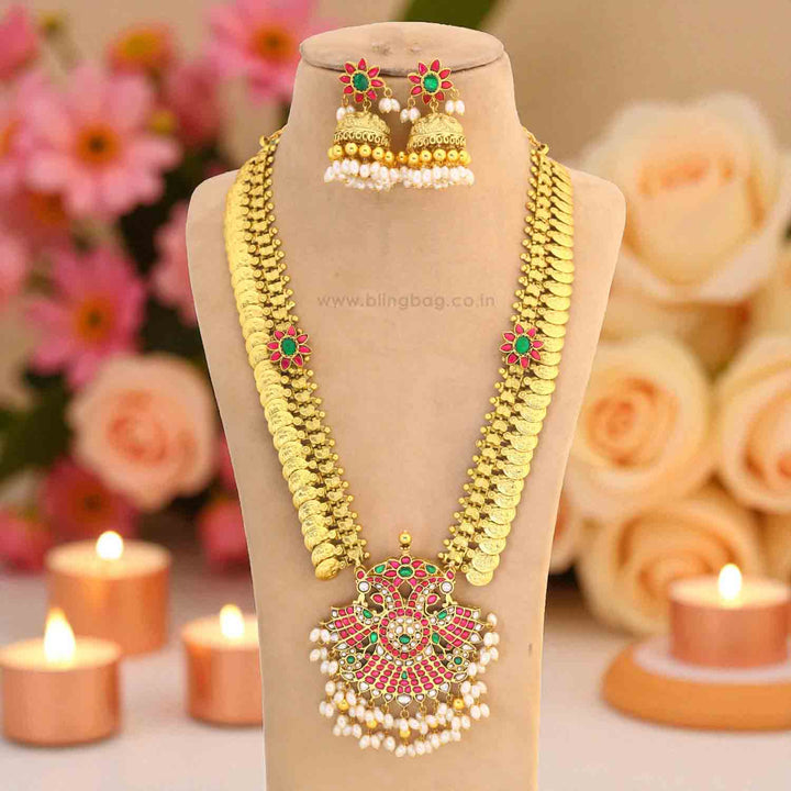 Multicolor Bijoya Antique Jewellery Set - New Arrival