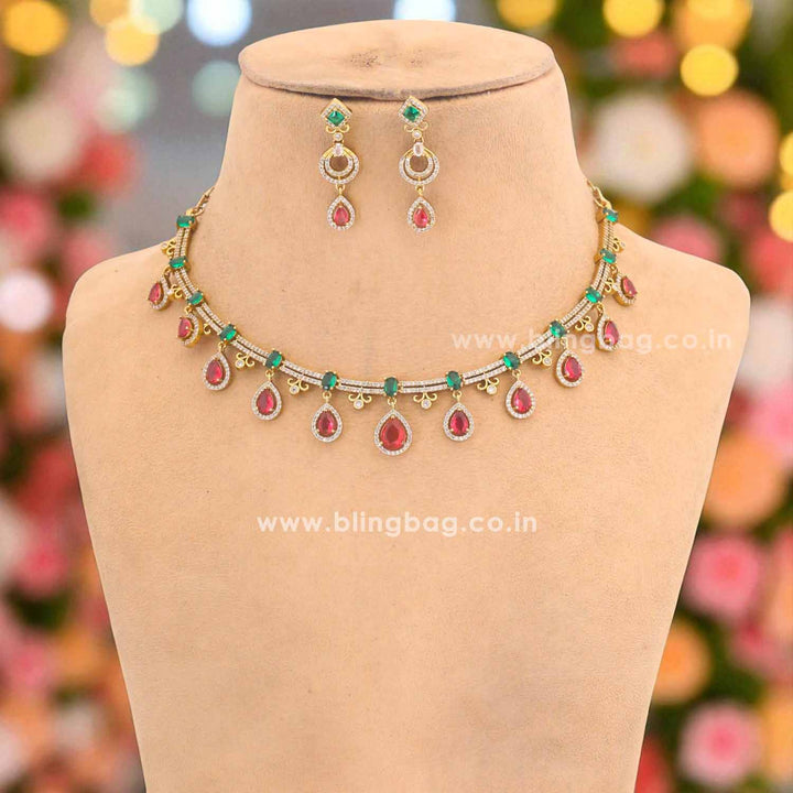 Multicolor Blessi Victorian Jewellery Set - New Arrival
